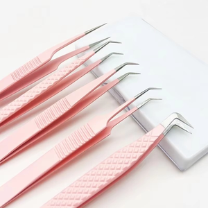 Pinzas de Acero Inoxidable de Alta Calidad para Extensión de Pestañas, Volumen Clásico, Marca Privada - Product Image 2