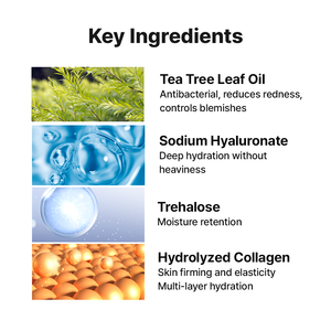 Korean Tea <b>Tree</b> Oil Sheet Mask Real Tea <b>Tree</b> Oil 40% Terpineol Hyaluronic Acid Collagen Gauze Cell Calming Acne Skin - Product Image 5