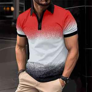 Camiseta Polo Moderna y Elegante para Hombre, Diseño Casual, Transpirable, Absorbente de Humedad, con Estampado Sublimado - Product Image 6