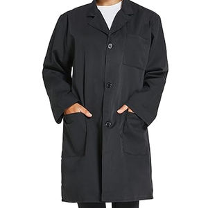 Blouse de laboratoire professionnelle pour hommes, grande taille, légère, blanche, avec technologie de détection d'aiguilles, douce - Product Image 5