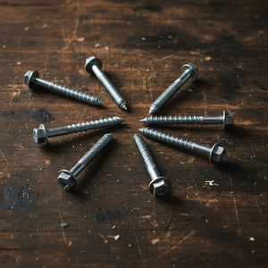 Premium PDC Vietnam Hardware Manufacturer Metric Inch Class 4 Coarse Wood Thread Hardened Carbon Steel <b>Galvanized</b> Hex <b>Screws</b> - Product Image 2