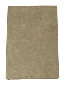 Carnet de notes artisanal en papier de chanvre rigide avec couverture en papier recyclé à bords naturels de qualité supérieure - Product Image 2