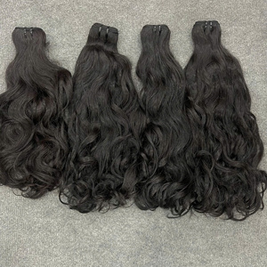 Extensiones de Cabello Humano Natural Ondulado de Vietnam, 100% Cutícula Alineada, de Larga Duración, para Salones de Belleza - ¡Gran Oferta! - Product Image 1