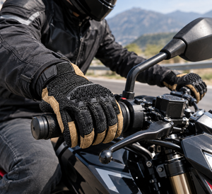 Gants tactiques synthétiques antidérapants unisexes pour la moto, équipement de protection pour l'extérieur toutes saisons - Product Image 4