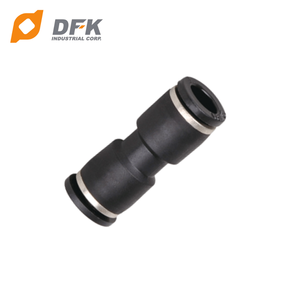 Raccords pneumatiques droits en plastique DFK EPU, diamètre 6 mm, noirs, pour systèmes pneumatiques avec résistance à la pression de 1,1 MPa, température de fonctionnement de -10 à 60 °C - Product Image 6