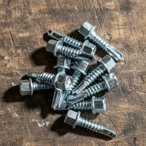 PDC Hex Head Self-Drilling <b>Screws</b> Carbon Steel Zinc/<b>Galvanized</b>/Phosphate Finish Metric/Inch Class 8 Grade Customizable Grade - Product Image 1