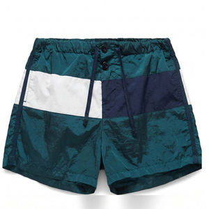Quick Dry Men's Nylon <b>Windbreaker</b> Shorts Retro Colorblock Athletic Gym Sportswear Casual Summer Drawstring <b>Beach</b> Board Shorts - Product Image 6