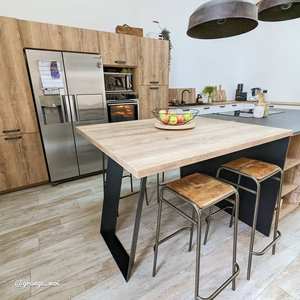 Taburete Escolar de Madera y Metal Vandana Vertex Pebble de 77 cm - Product Image 5