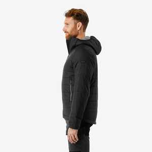 Chaqueta de plumón para hombre, personalizable, de color sólido, con cremallera, gruesa y cálida para invierno, tipo puffer. - Product Image 4