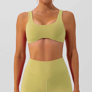 Women's Seamless Sports Bra Moisture Wicking Athletic Training Bra for Gym Yoga Fitness Exercise Custom Private Label Supplier - Product Image 3