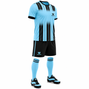 Maillots de football pour adultes en gros – Dernier design, manches courtes, antibactériens, respirants, 100 % polyester, tissu mesh, impression numérique, OEM - Product Image 2