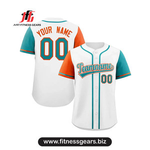 Camiseta de Béisbol Roja Personalizada de Manga Corta Unisex para Adultos, de Poliéster que Absorbe la Humedad, con Nombre del Equipo Impreso - Product Image 2