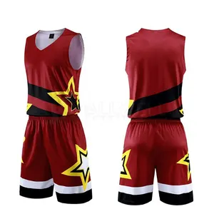 Uniform Basketball Full Sublimation Logo Blank Stickerei Tackle Custom Jersey