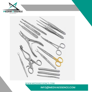 Ensemble d'instruments chirurgicaux orthopédiques professionnels de 14 pièces, kit d'outils médicaux en acier inoxydable manuel - Product Image 5