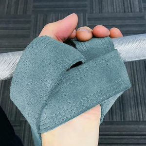 Sangles de levage en cuir pour soulevé de terre et powerlifting, fabriquées en usine, personnalisées, en matériau durable, sangles de levage sur mesure - Product Image 2