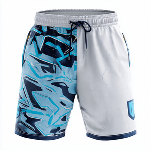 Shorts de sport pour hommes, shorts de football, shorts d'entraînement, shorts en laine à séchage rapide, respirants, avec cordon de serrage, shorts de course, shorts de basketball - Product Image 5