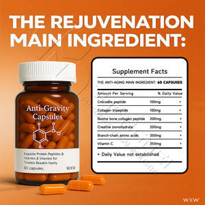 Capsules anti-rides et anti-âge avec peptides de collagène et BCAA, formule raffermissante et liftante - Product Image 3