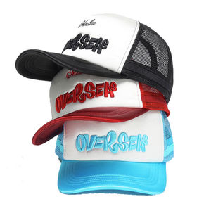 Fashion Mesh Trucker Hats Caps Custom 5 Panel a Frame Trucker Hats Snap Back Baseball Sports Caps Embroidered Mesh Trucker Hats - Product Image 6