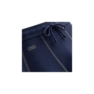 Shorts Bermuda décontractés pour hommes, bleu roi uni, taille mi-haute, avec cordon de serrage, séchage rapide, en tricot de spandex et nylon - Product Image 5