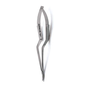 Micro-ciseaux chirurgicaux courbés de 7,5 pouces en acier inoxydable, instrument chirurgical de précision, certifié CE, OEM - Product Image 3