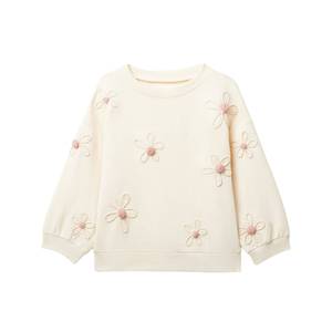 Sweat-shirt vierge pour bébé en coton et coton peigné tricoté à manches longues, prêt à imprimer, vêtements pour nourrissons, fournisseur OEM en gros - Product Image 4