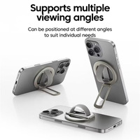 2 in 1 Pegangan Ponsel Universal dengan Tali Jari, Cincin Magnetik, Penyangga, dan Loop untuk iPhone Duo 18 17 16 15 14 13 12
