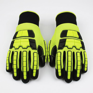 Gants de sécurité résistants à la chaleur et au feu, résistants aux chocs, antidérapants, bouts des doigts lisses, néoprène, bracelet réglable renforcé - Product Image 2