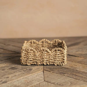 Artículo Popular al por Mayor: Porta Servilletas Cuadrado de Mimbre Tejido a Mano para Decoración de Mesa de Comedor, Cócteles o Cocina - Product Image 2