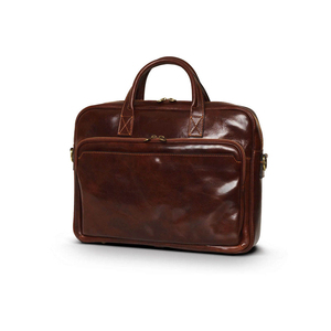 Unisex Leather Duffel <b>Bag</b> Panelled Design Zipper Closure Adjustable Strap Travel Weekender 36-55L Capacity Durable - Product Image 2