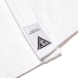 Shoyorol Batch unisexe blanc # Kimono BJJ respirant personnalisé avec logo, 440g, uniforme de Jiu-Jitsu brésilien, 100% coton, qualité supérieure - Product Image 3