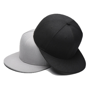 Gorra de Béisbol Unisex de 6 Paneles, de Algodón, Color Sólido, Ajustable, Estilo Casual para Adultos, Negra y Gris - Product Image 1