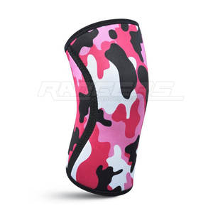 Genouillères en néoprène camouflage professionnelles et flexibles pour l'entraînement de fitness, le squat et la force athlétique, OEM en gros - Product Image 3
