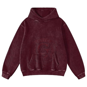 Sudadera con Capucha Estilo Vintage para Mujer, Lavado Ácido, Algodón Suave, para un Estilo Casual y Moderno - Product Image 2
