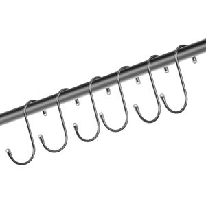 Ganci Metallici a Forma di S, Confezione da 40, Dimensione 3,4 Pollici, Capacità di Carico 22,05 Libbre, Materiale in Lega di Acciaio Inossidabile Resistente, Modello OEM - Product Image 6