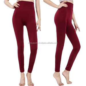 Pantalon de yoga respirant à haute élasticité pour femmes, collants de sport à séchage rapide, leggings sexy de couleur unie avec poche, vente en gros - Product Image 2