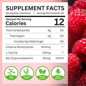 Gomitas de Creatina Monohidrato Premium para Hombres y Mujeres, Suplemento de Alta Potencia para Apoyar la Fuerza y el Rendimiento Muscular - Product Image 5