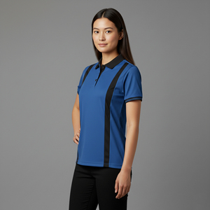 เสื้อโปโลผู้หญิงแขนสั้นผ้าฝ้าย 100% ปักโลโก้ตามสั่ง แห้งเร็ว ระบายอากาศดี เป็นมิตรกับสิ่งแวดล้อม สำหรับฤดูร้อน - Product Image 6