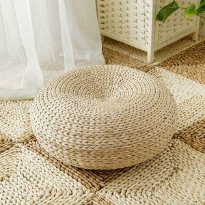 Vietnam Handmade Water Hyacinth Knitted Cushion Pad Eco Friendly Buttocks Support Hand Washable Meditation Use Home Accessory - Product Image 3