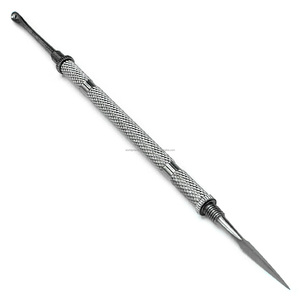 Lanzeta Quirúrgica Veterinaria de Acero Inoxidable Reutilizable con Punta Excéntrica para la Eliminación de Cuerpos Extraños en Peles y Cascos de Animales - Product Image 2