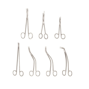 Ciseaux chirurgicaux droits et courbés en acier inoxydable avec manche doré, ciseaux métalliques pour usage chirurgical, fabricant pakistanais - Product Image 5