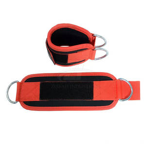 Correas de tobillo ajustables de neopreno personalizadas para entrenamiento en el gimnasio, soportes de tobillo para fitness. - Product Image 3