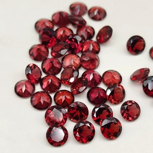 Pierre précieuse grenat de qualité supérieure, taille brillant ronde, pierre naturelle à facettes, grenat du Mozambique pour la vente en gros de bijoux - Product Image 5