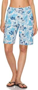 Comfortable Elastic Waistband <b>Board</b> Shorts with Floral Print for Women Casual Wear - Product Image 3
