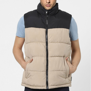 2026 Latest Wholesale High Quality Custom Made OARH INT INDUSTRY Mens <b>Waterproof</b> Windproof Canvas Winter Puffer Vest Casual - Product Image 1