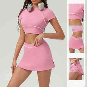 Uniforme Deportivo de Tenis para Mujer, de Tela Elástica Ligera de Alto Rendimiento, para Entrenamientos y Partidos de Competición - Product Image 5