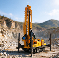 Foreuse hydraulique sur chenilles de 330 m pour puits d'eau – Machine de forage de puits pour projets d'approvisionnement en eau