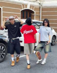 T-shirt surdimensionné OEM ODM 100% coton, sérigraphié, broderie 3D, écologique, respirant, personnalisable, unisexe, 260 grammes - Product Image 6