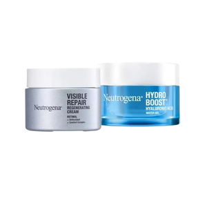 Gel d'acide hyaluronique et crème hydratante pour le visage au rétinol, combo anti-âge, peau sans rides, hydratation et nutrition quotidiennes, pack de soins de la peau - Product Image 1
