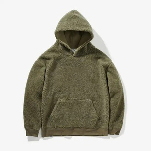 Sudadera con Capucha Sherpa de Invierno, Ligera, de Poliéster/Algodón, Ecológica, Bordada, Casual, de Corte Holgado, para Hombre/Mujer, Estilo Urbano - Product Image 1