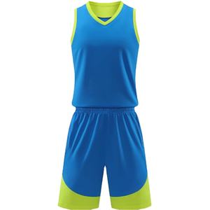 Vente chaude nouveau style maillot de basket-ball pour hommes et shorts tenue de sport à séchage rapide uniforme d'entraînement d'équipe - Product Image 2